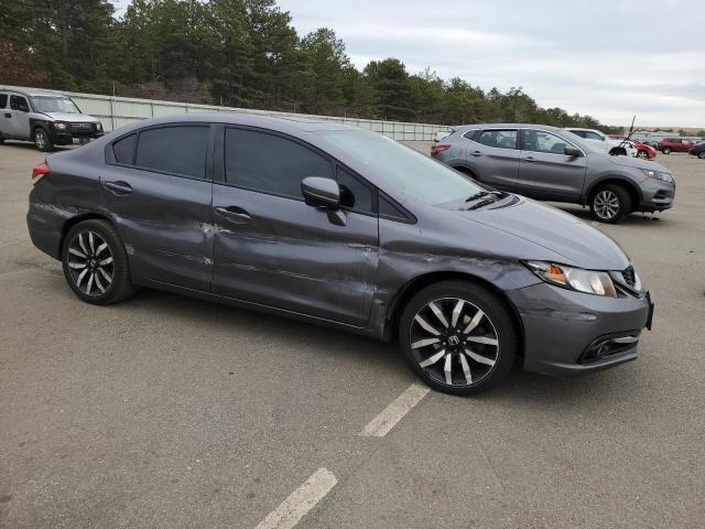 19XFB2F95EE248734 - 2014 HONDA CIVIC EXL GRAY photo 4