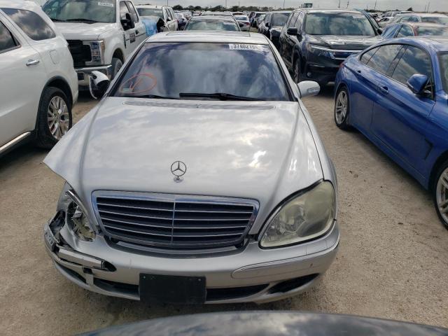 WDBNG75J43A360834 - 2003 MERCEDES-BENZ S 500 SILVER photo 5