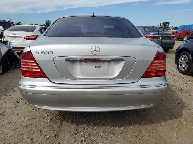 WDBNG75J43A360834 - 2003 MERCEDES-BENZ S 500 SILVER photo 6