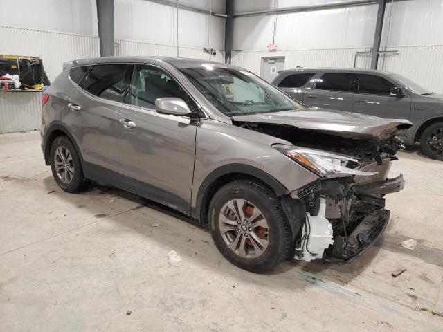 5XYZTDLB1FG282722 - 2015 HYUNDAI SANTA FE S SILVER photo 4