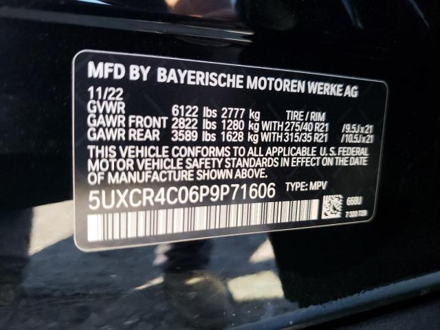 5UXCR4C06P9P71606 - 2023 BMW X5 SDRIVE 40I BLACK photo 13