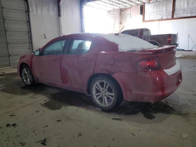 1C3CDZAG6DN541312 - 2013 DODGE AVENGER SE RED photo 2