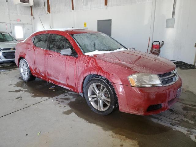 1C3CDZAG6DN541312 - 2013 DODGE AVENGER SE RED photo 4