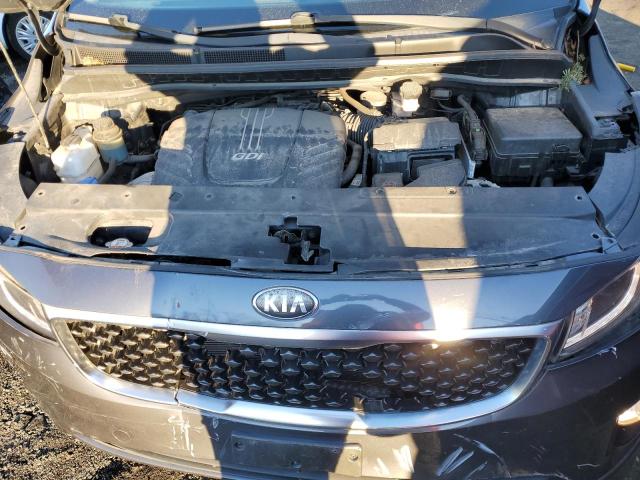 KNDMC5C19F6046071 - 2015 KIA SEDONA EX GRAY photo 12