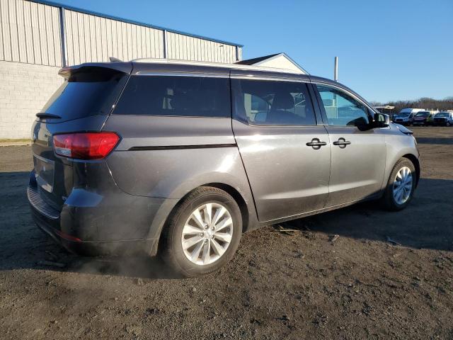 KNDMC5C19F6046071 - 2015 KIA SEDONA EX GRAY photo 3