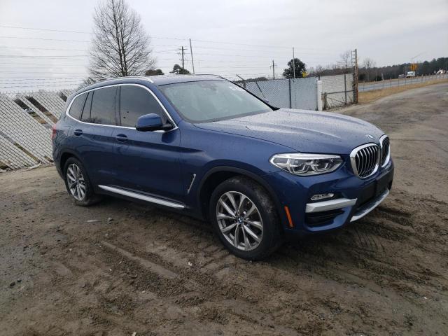 5UXTR9C52JLD70379 - 2018 BMW X3 XDRIVE30I BLUE photo 4