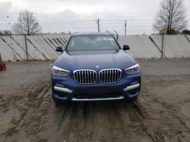 5UXTR9C52JLD70379 - 2018 BMW X3 XDRIVE30I BLUE photo 5