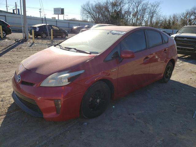 JTDKN3DU2C1497754 - 2012 TOYOTA PRIUS RED photo 1