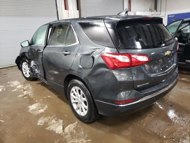 3GNAXJEV1KL345125 - 2019 CHEVROLET EQUINOX LT GRAY photo 2