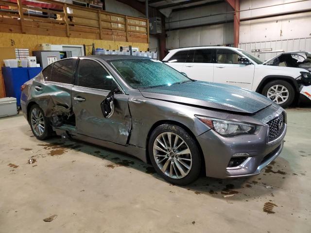 JN1EV7AR1JM434258 - 2018 INFINITI Q50 LUXE CHARCOAL photo 4