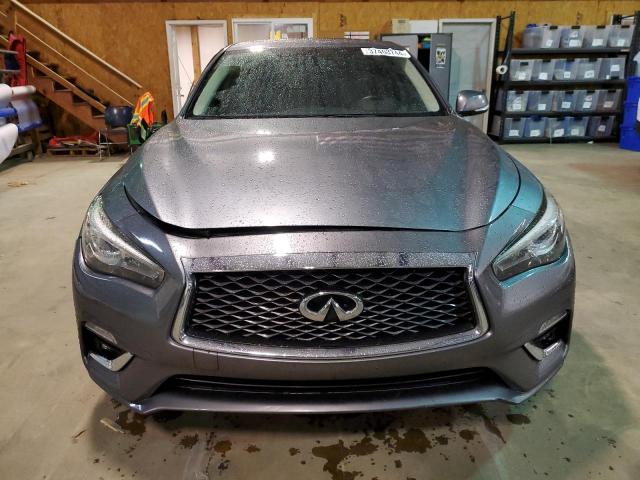 JN1EV7AR1JM434258 - 2018 INFINITI Q50 LUXE CHARCOAL photo 5