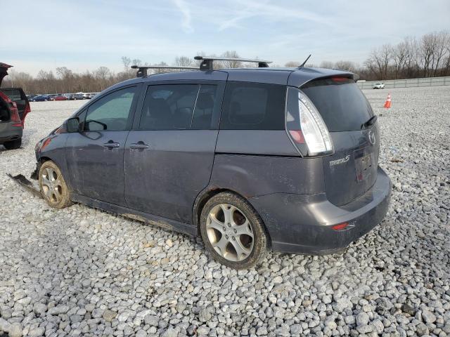 JM1CR2WL9A0370414 - 2010 MAZDA 5 GRAY photo 2