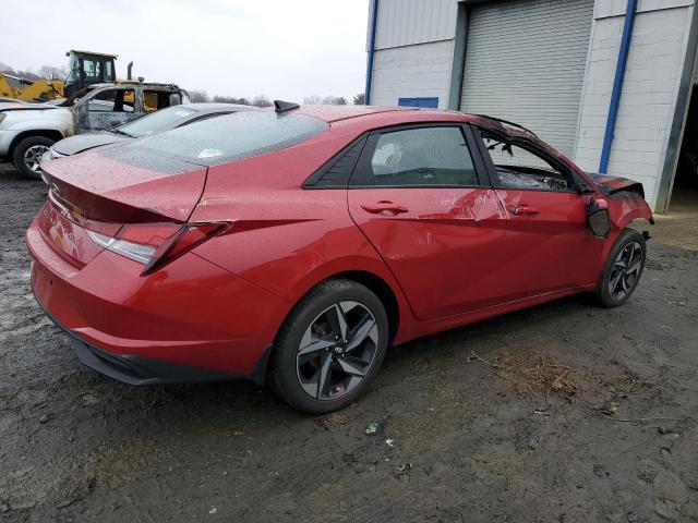 KMHLS4AG0PU450806 - 2023 HYUNDAI ELANTRA SEL RED photo 3