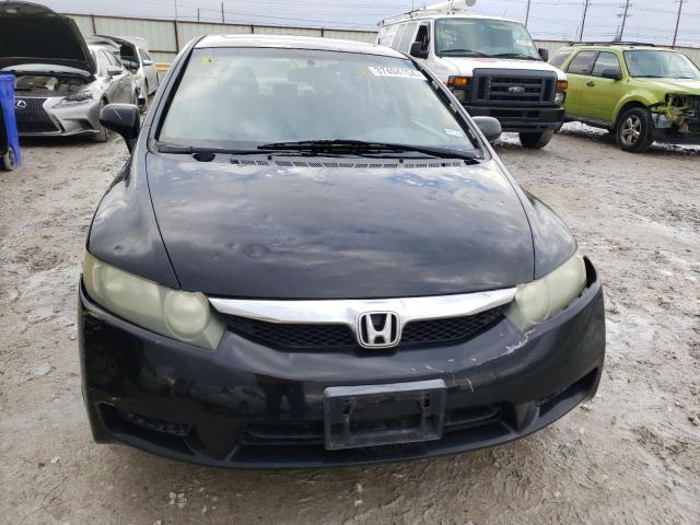 19XFA1F89AE011842 - 2010 HONDA CIVIC EX BLACK photo 5