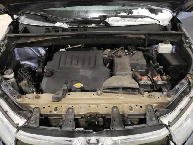 5TDJKRFH5FS103596 - 2015 TOYOTA HIGHLANDER XLE ლურჯი ფოტო 12