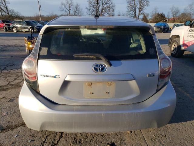 JTDKDTB35D1534004 - 2013 TOYOTA PRIUS C SILVER photo 6