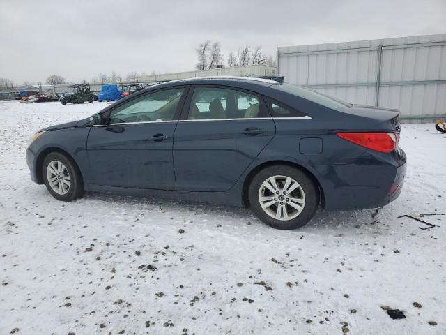 5NPEB4AC9EH862918 - 2014 HYUNDAI SONATA GLS BLUE photo 2