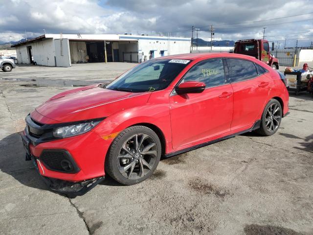 SHHFK7H46JU432324 - 2018 HONDA CIVIC SPORT 红色 照片 1