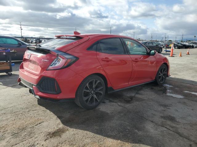 SHHFK7H46JU432324 - 2018 HONDA CIVIC SPORT 红色 照片 3