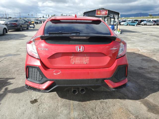 SHHFK7H46JU432324 - 2018 HONDA CIVIC SPORT RED photo 6