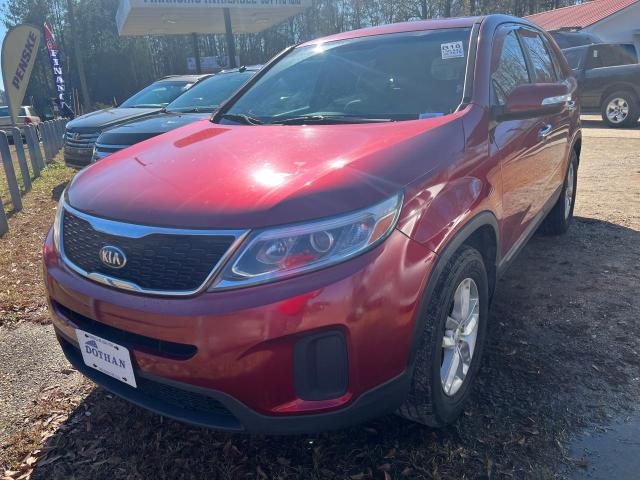 5XYKT3A61FG578941 - 2015 KIA SORENTO LX RED photo 2