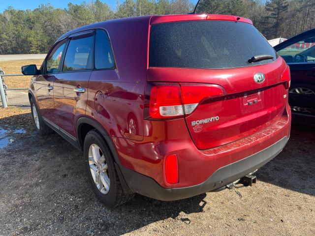 5XYKT3A61FG578941 - 2015 KIA SORENTO LX RED photo 3