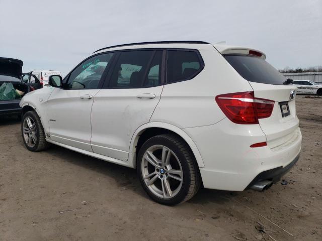 5UXWX7C59E0E77203 - 2014 BMW X3 XDRIVE35I WHITE photo 2