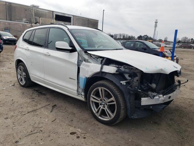 5UXWX7C59E0E77203 - 2014 BMW X3 XDRIVE35I WHITE photo 4