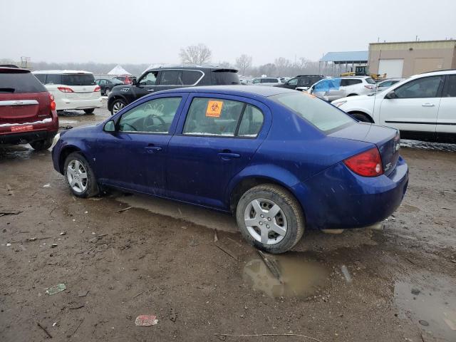 1G1AK55F477182112 - 2007 CHEVROLET COBALT LS BLUE photo 2