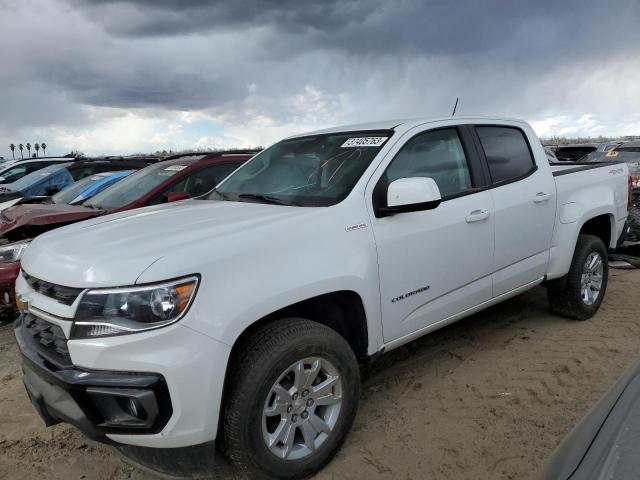 1GCPTCE11N1135546 - 2022 CHEVROLET COLORADO LT WHITE photo 1