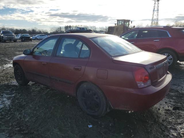 KMHDN46D26U273085 - 2006 HYUNDAI ELANTRA GLS RED photo 2