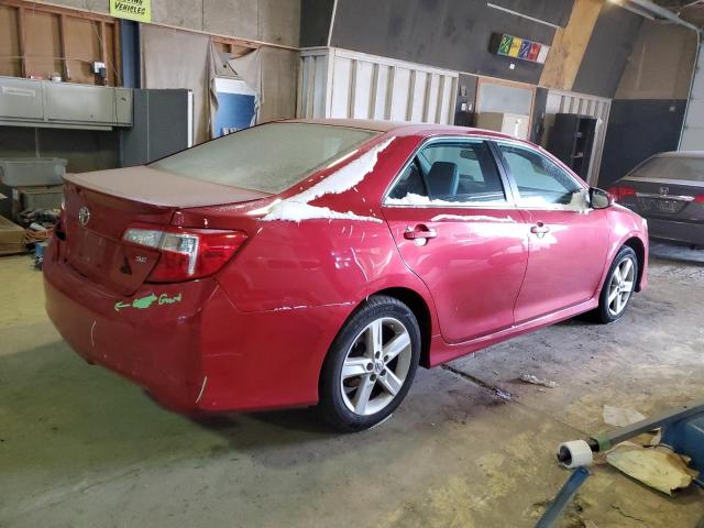 4T1BF1FK8CU580015 - 2012 TOYOTA CAMRY BASE RED photo 3