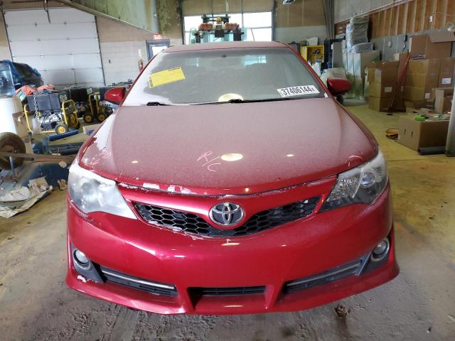 4T1BF1FK8CU580015 - 2012 TOYOTA CAMRY BASE RED photo 5