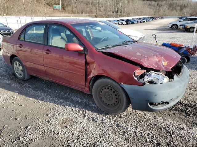 2T1BR30E58C890489 - 2008 TOYOTA COROLLA CE MAROON photo 4