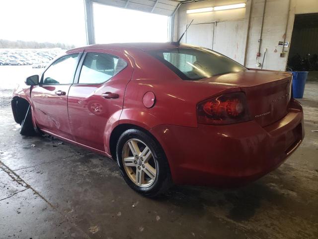 1B3BD1FB1BN513888 - 2011 DODGE AVENGER MAINSTREET RED photo 2