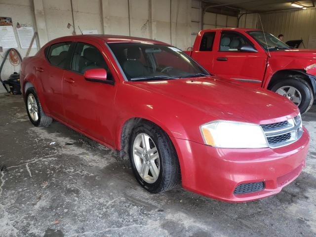 1B3BD1FB1BN513888 - 2011 DODGE AVENGER MAINSTREET RED photo 4