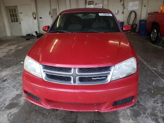 1B3BD1FB1BN513888 - 2011 DODGE AVENGER MAINSTREET RED photo 5