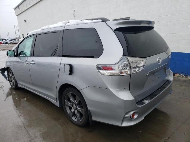 5TDXK3DC8FS567951 - 2015 TOYOTA SIENNA SPORT SILVER photo 2