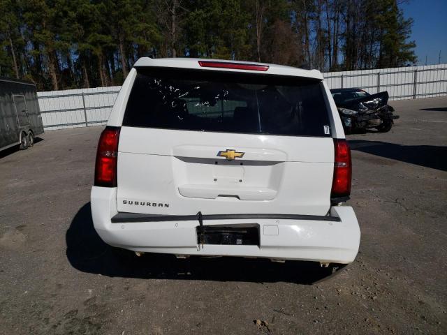 1GNSKHKC7GR116771 - 2016 CHEVROLET SUBURBAN K1500 LT WHITE photo 6