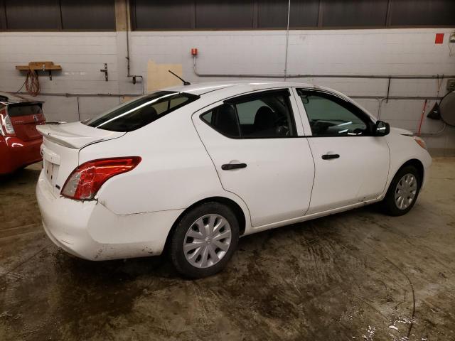 3N1CN7AP5EL863988 - 2014 NISSAN VERSA S WHITE photo 3