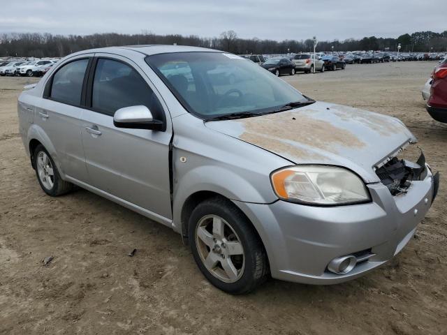 KL1TG56637B177214 - 2007 CHEVROLET AVEO LT SILVER photo 4