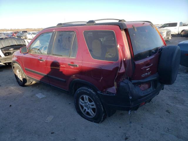 JHLRD78884C058847 - 2004 HONDA CR-V EX MAROON photo 2