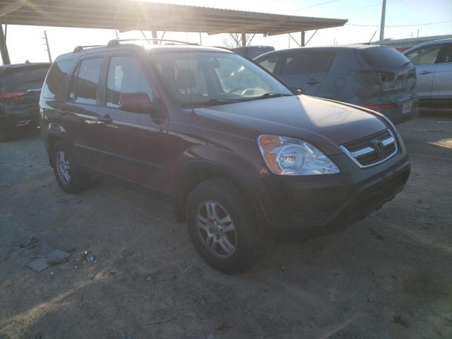 JHLRD78884C058847 - 2004 HONDA CR-V EX MAROON photo 4