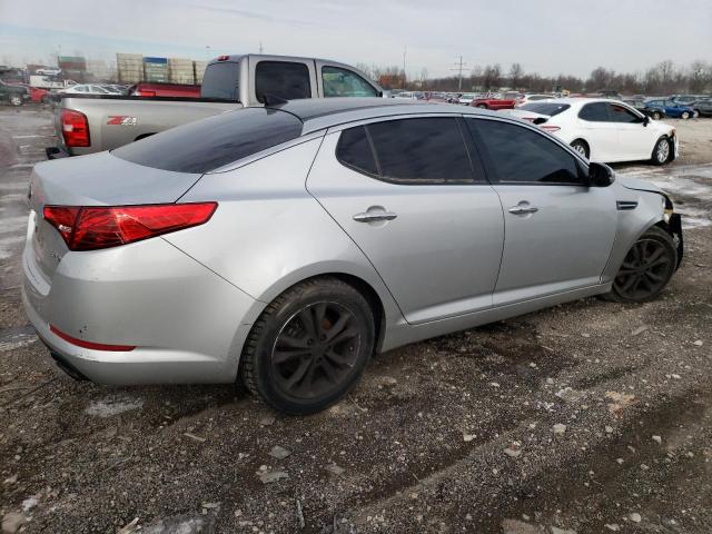 5XXGN4A70DG236686 - 2013 KIA OPTIMA EX SILVER photo 3