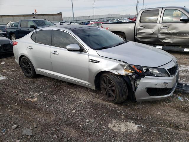 5XXGN4A70DG236686 - 2013 KIA OPTIMA EX SILVER photo 4