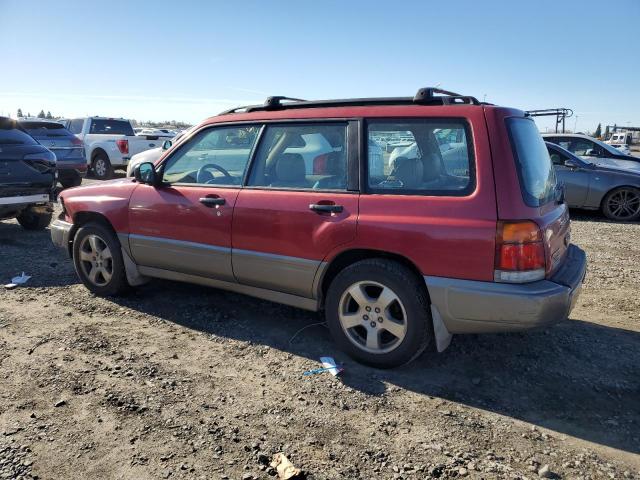 JF1SF6551XH715272 - 1999 SUBARU FORESTER S BURGUNDY photo 2
