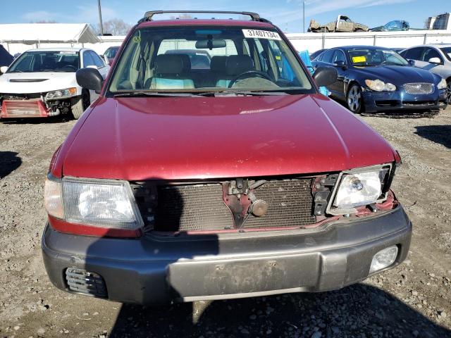 JF1SF6551XH715272 - 1999 SUBARU FORESTER S BURGUNDY photo 5