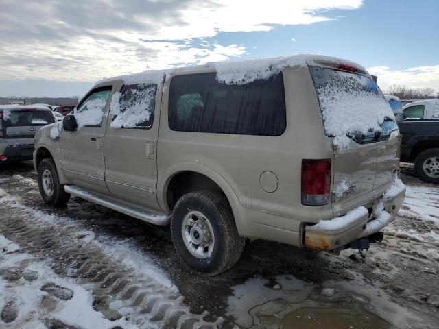 1FMNU43SX5ED44956 - 2005 FORD EXCURSION LIMITED BEIGE photo 2