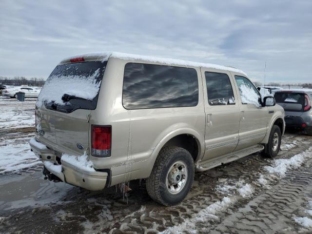 1FMNU43SX5ED44956 - 2005 FORD EXCURSION LIMITED BEIGE photo 3