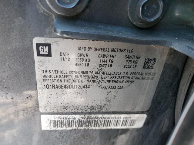 1G1RA6E48DU120414 - 2013 CHEVROLET VOLT CHARCOAL photo 12